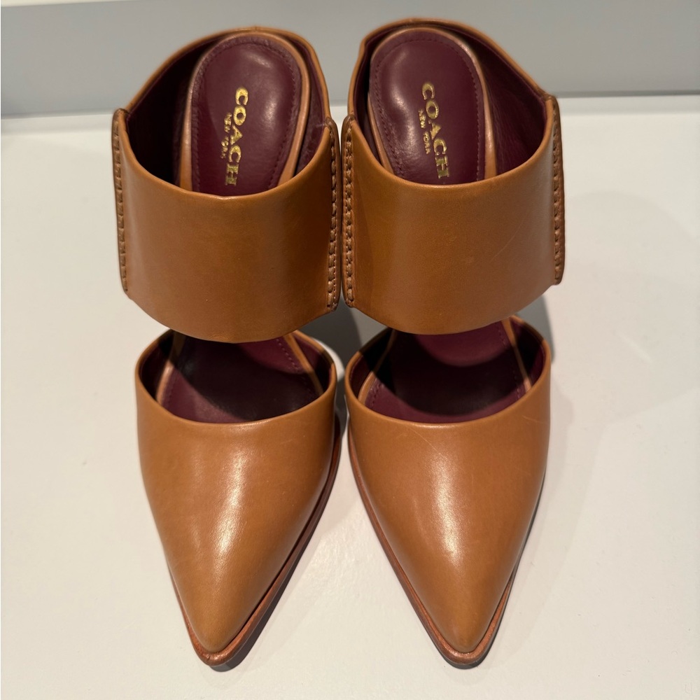 Coach Women's Brown Leather Heels